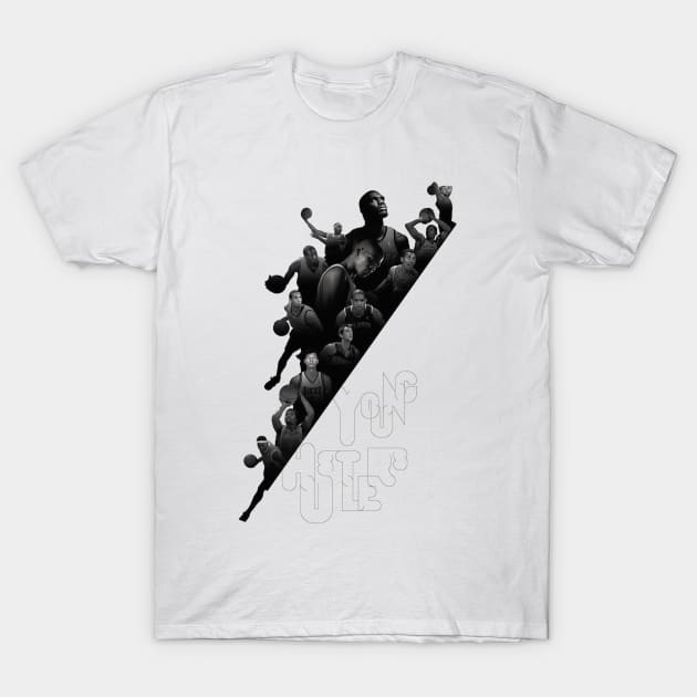 Basketball Player T-Shirt by hitext